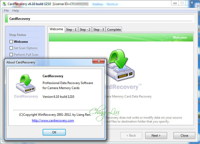 recover my files name serial number